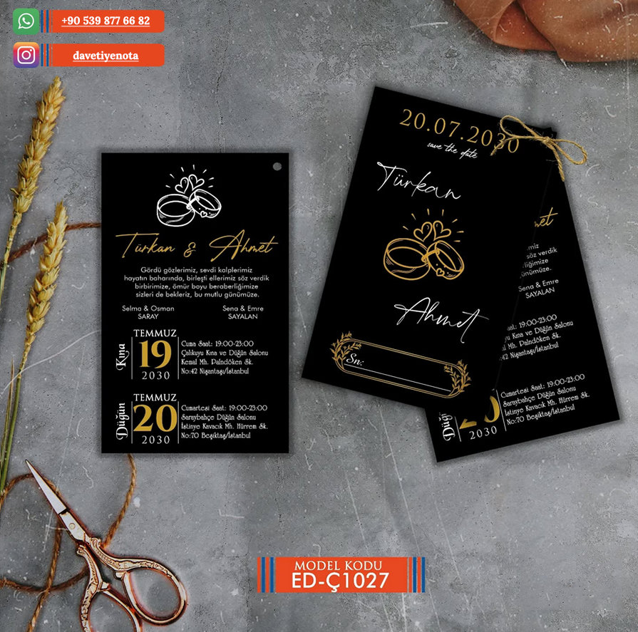 Ekonomik Davetiye ED-Ç1027