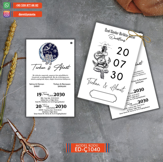 Ekonomik Davetiye ED-Ç1040