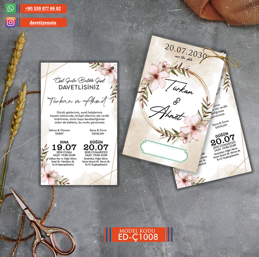 Ekonomik Davetiye ED-Ç1008